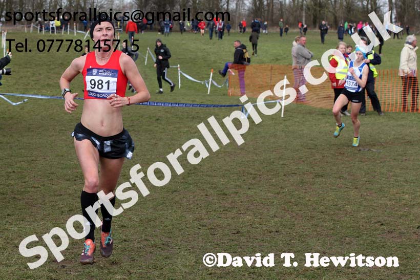 Senior womens 2019 British Athletics Inter Counties Cross Country, Prestwood Hall, Loughborough. Photo:  David T. Hewitson/Sports for All Pics